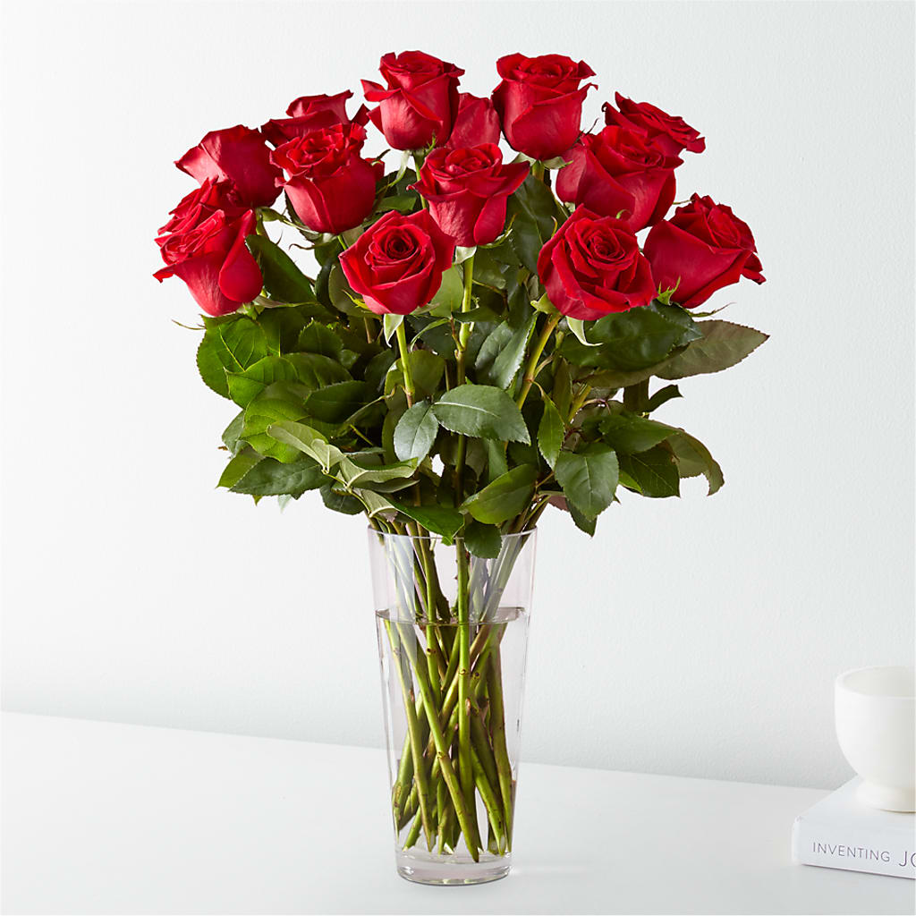 Long Stem Red Rose Bouquet – Russ, Lincoln NE