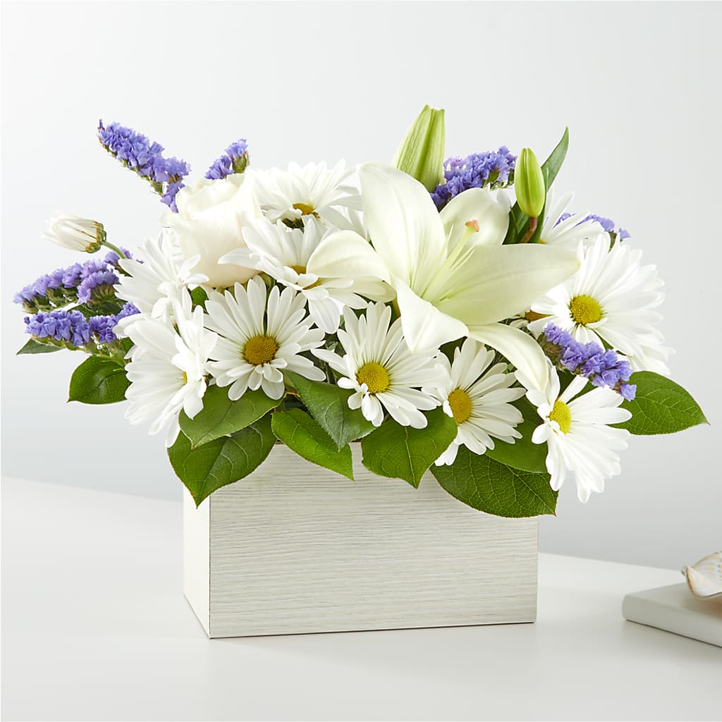 Beyond Blue Box Bouquet – Russ, Lincoln NE