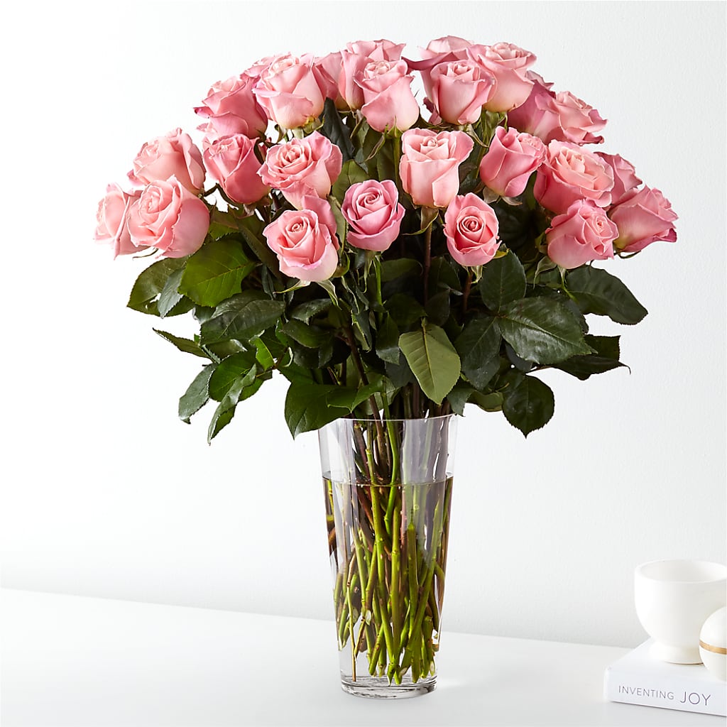 Long Stem Pink Rose Bouquet – Russ, Lincoln NE