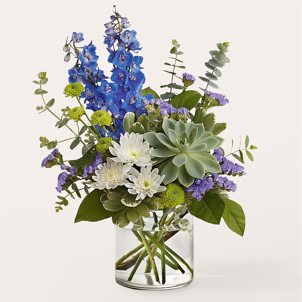 Cerulean Waves Bouquet – Russ, Lincoln NE