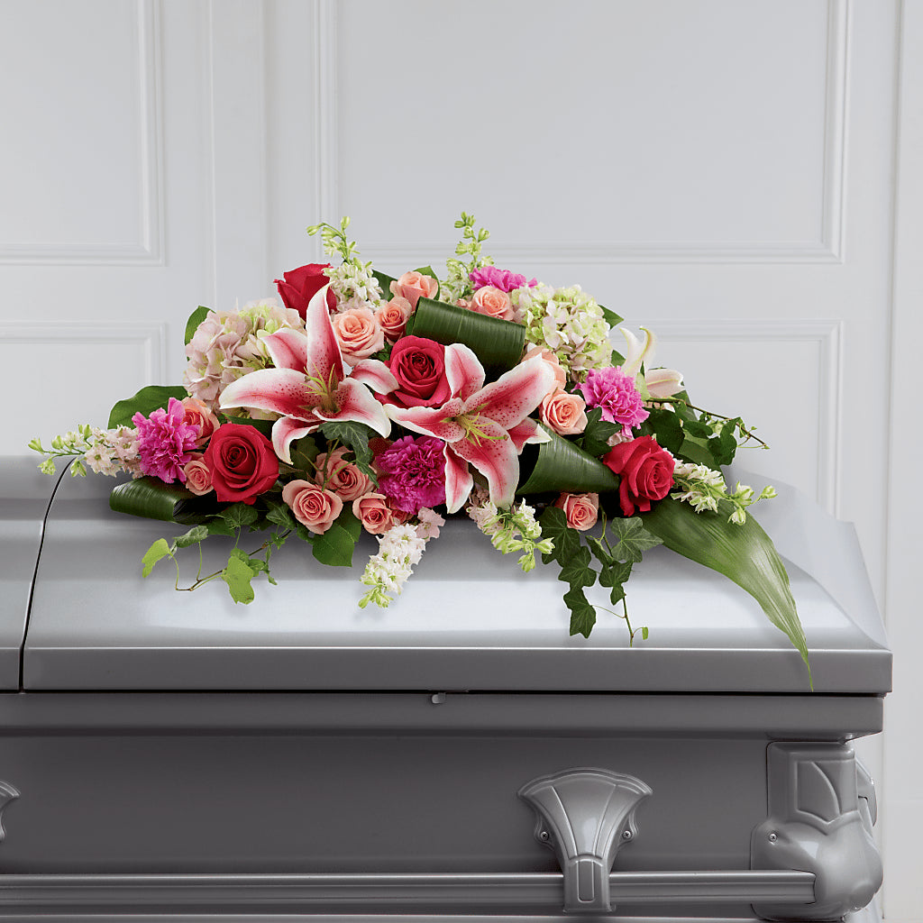 Splendid Grace Casket Spray – Russ, Lincoln NE