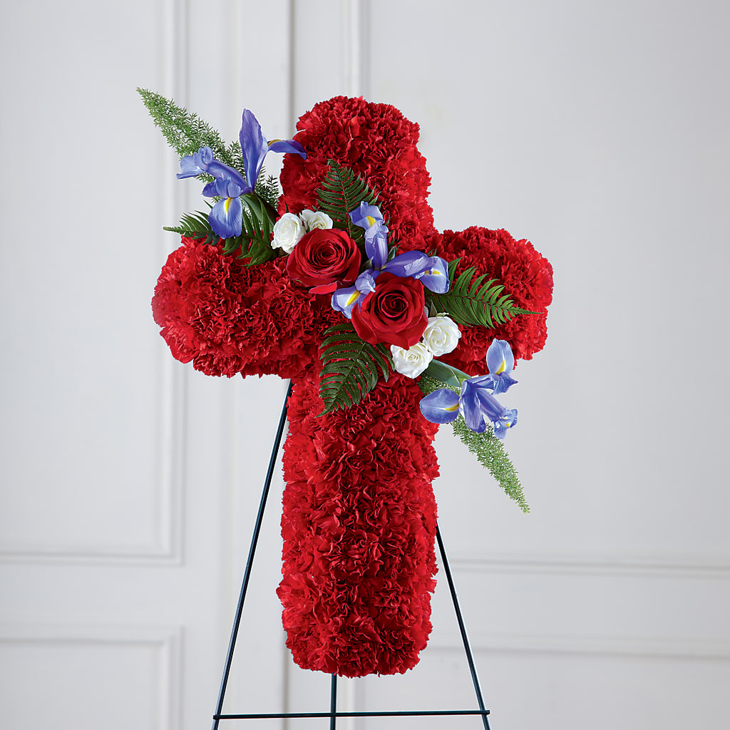 Faithful Hero Floral Cross – Russ, Lincoln NE