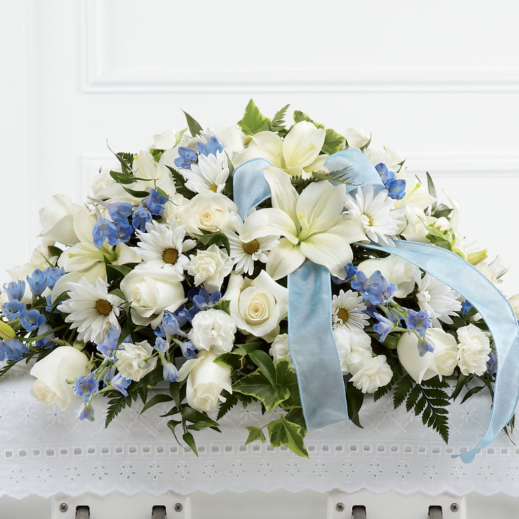 Tender Treasure Casket Spray – Russ, Lincoln NE