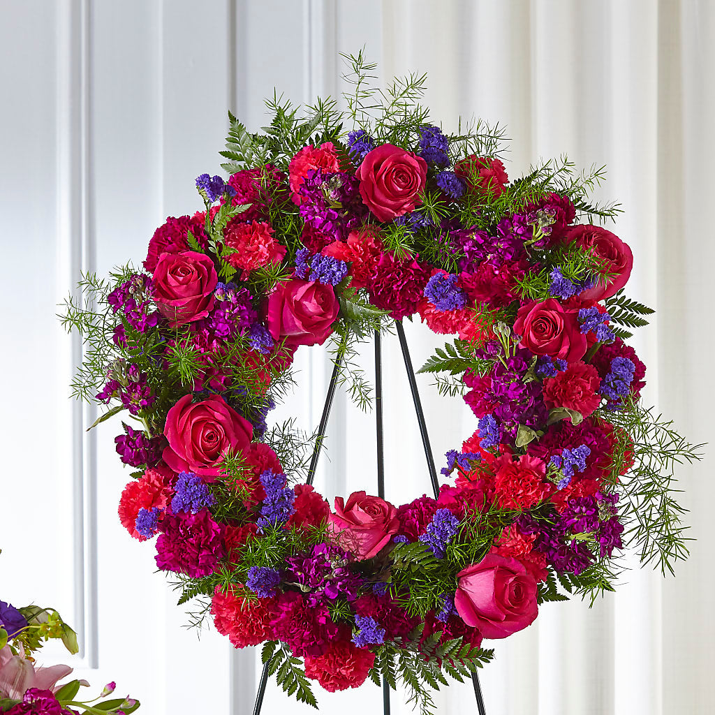 Calming Colors Wreath – Russ, Lincoln NE
