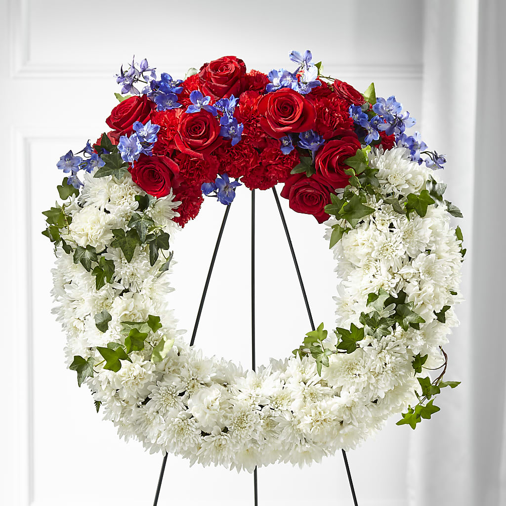Patriotic Passion Wreath – Russ, Lincoln NE