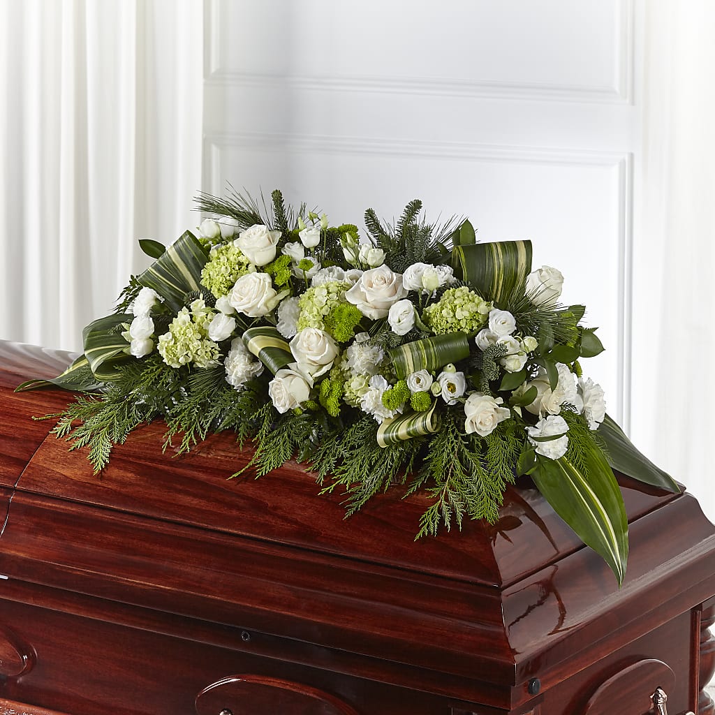 Hopeful Gesture Casket Spray – Russ, Lincoln NE