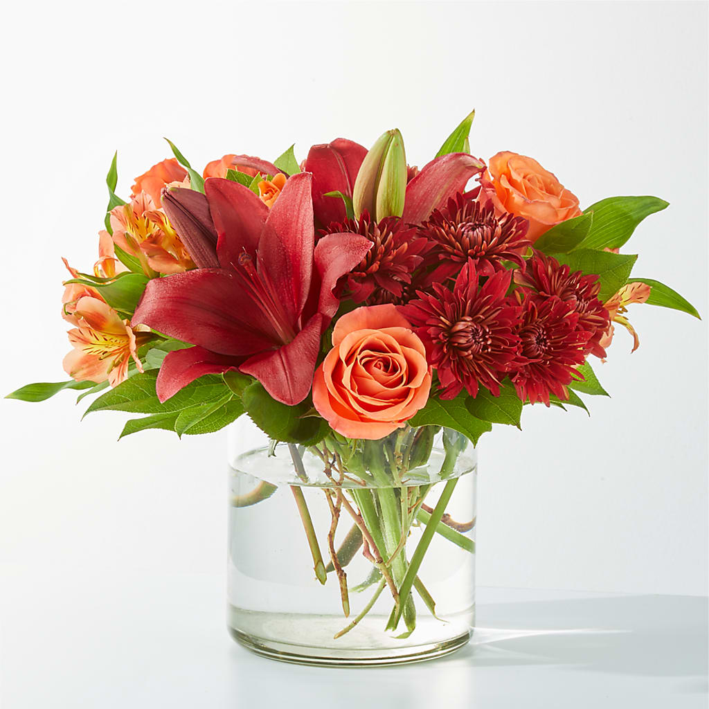 Crimson Leaves Bouquet – Russ, Lincoln NE