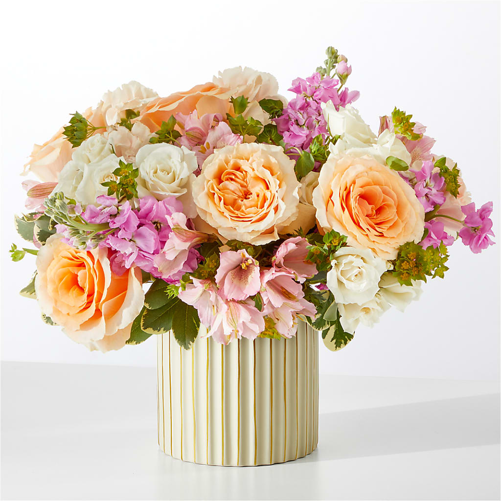 Paradise Bouquet with Ivory Vase – Russ, Lincoln NE