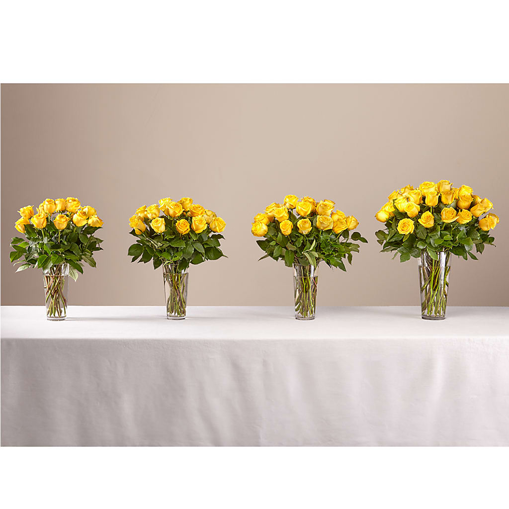 Long Stem Yellow Rose Bouquet –  Russ, Lincoln NE