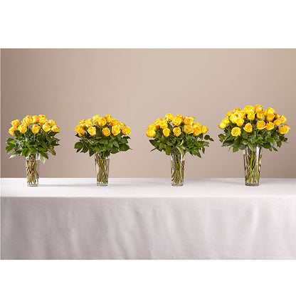 Long Stem Yellow Rose Bouquet –  Russ, Lincoln NE