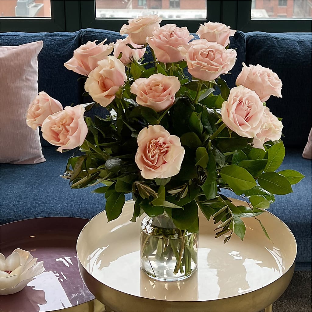 Long Stem Pink Rose Bouquet –  Russ, Lincoln NE