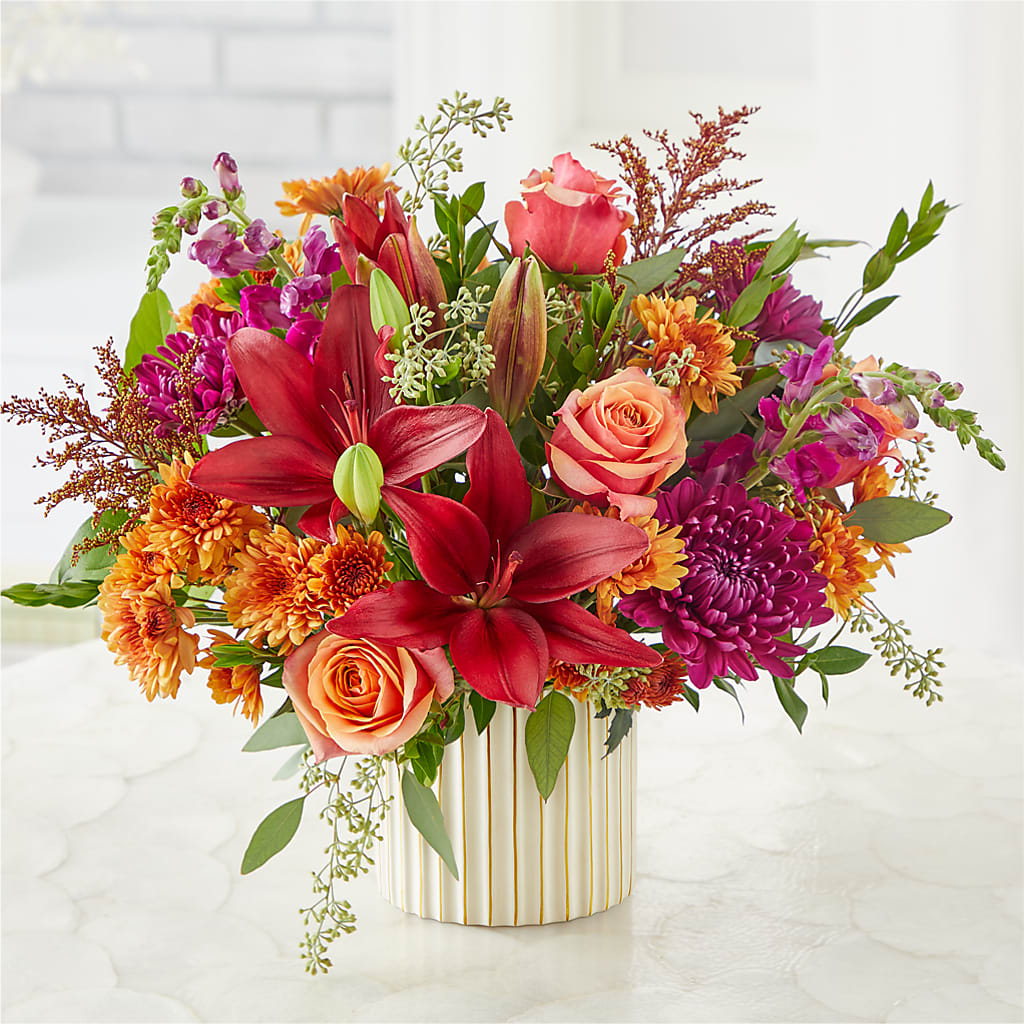 Burgundy Landscape Bouquet –  Russ, Lincoln NE