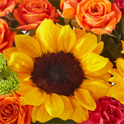 Sun-drenched Blooms Box Bouquet –  Russ, Lincoln NE