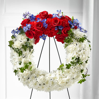 Patriotic Passion Wreath –  Russ, Lincoln NE