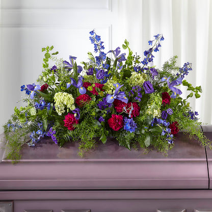 Always Treasured Casket Spray –  Russ, Lincoln NE