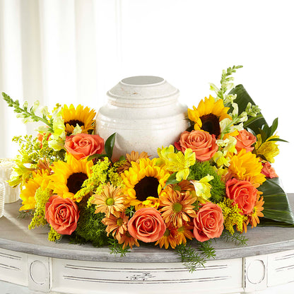 Faithful Sunflower Cremation Adornment –  Russ, Lincoln NE
