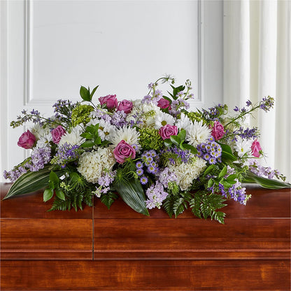 Meadows of Serenity Casket Spray –  Russ, Lincoln NE