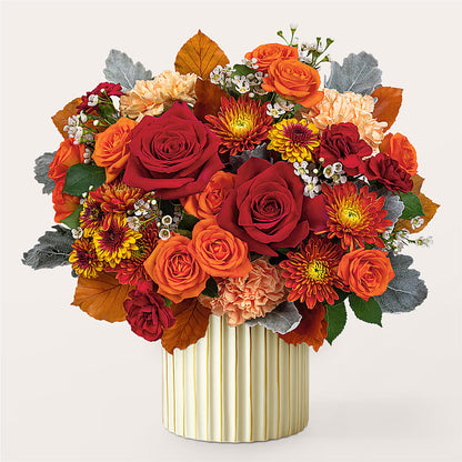 Merlot Bouquet with Ivory Vase –  Russ, Lincoln NE