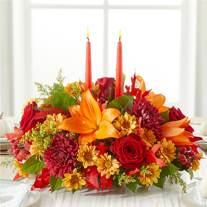 Autumn's Embrace Centerpiece –  Russ, Lincoln NE